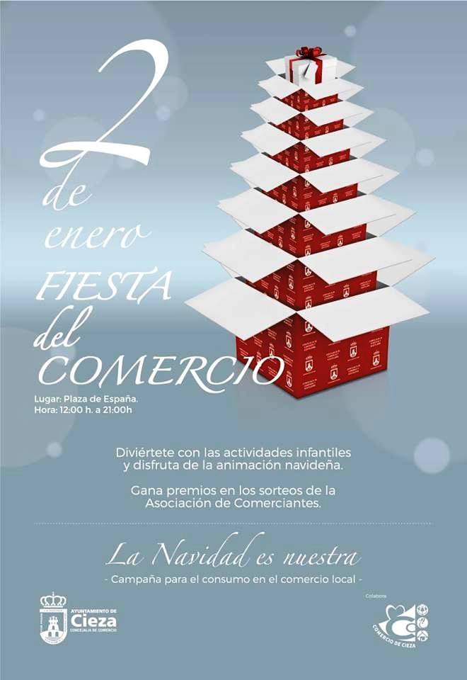 Cartel de la fiesta del Comercio de Cieza.