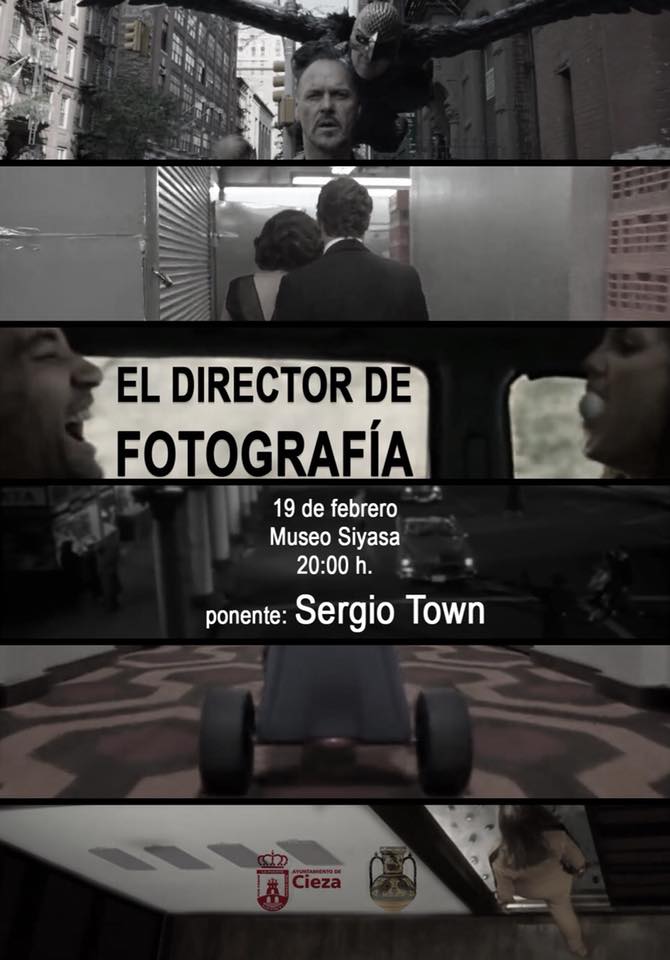 Cartel conferencia de fotografía en el Museo de Siyasa de Cieza.
