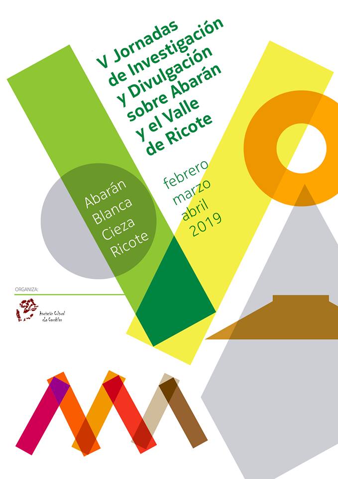 Imagen del Cartel de las V Jornadas de Investigación y Divulgación sobre Abarán y el Valle de Ricote.
