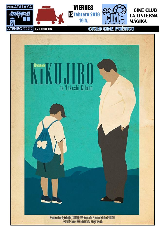 Cartel del Cine en el Club Atalaya de Cieza.