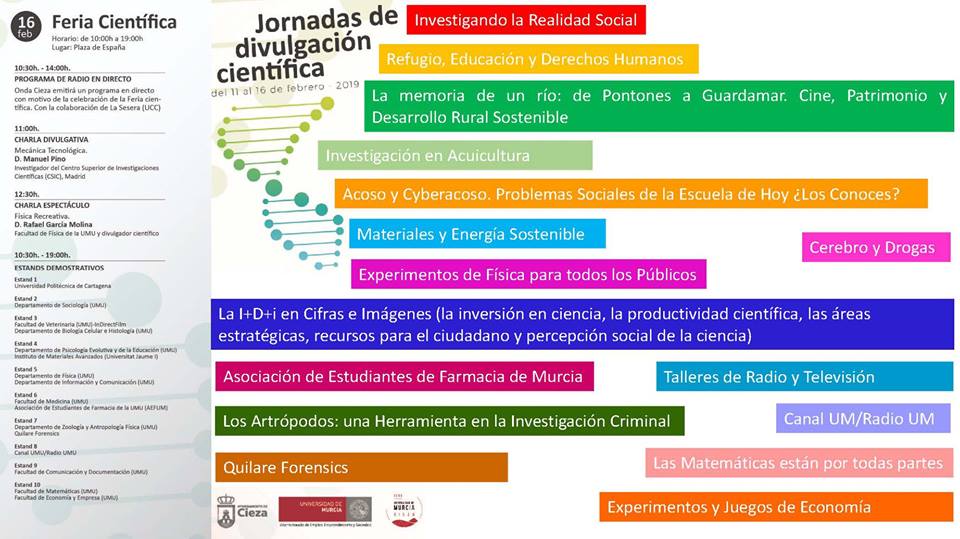Feria Científica en Cieza.