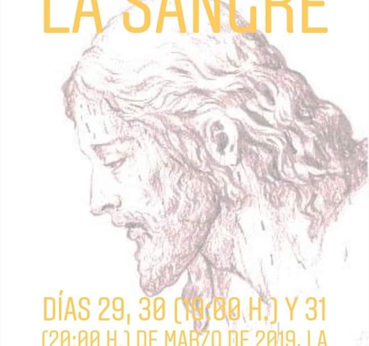 Solemne triduo en honor del Santísimo Cristo de la Sangre