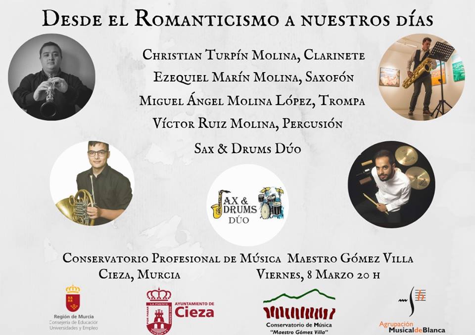 Concierto de Sax drums en Cieza.