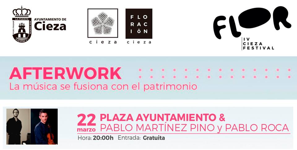 Concierto de Pablo Martínez Pino y Pablo Roca este viernes en la Plaza Mayor de Cieza