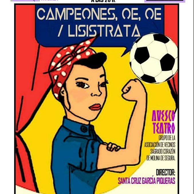 Representación de la obra «Campeones, Oé, Oé/lisístrata»