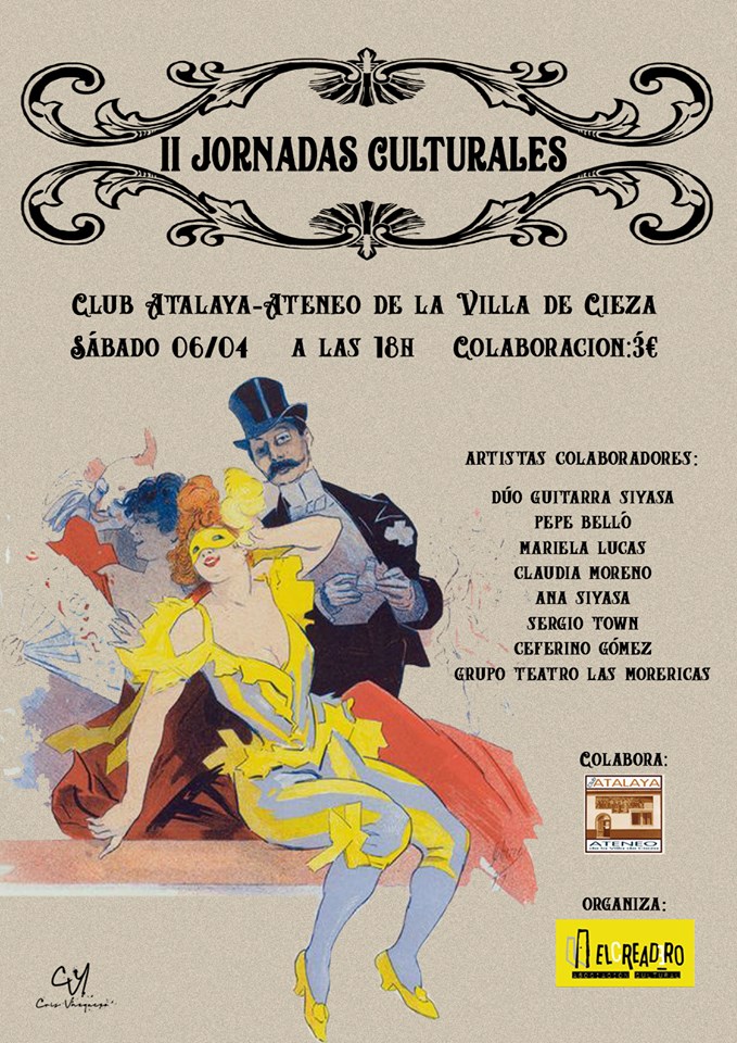 Jornadas Culturales por la Asociación El Creadero en el Club Atalaya de Cieza.