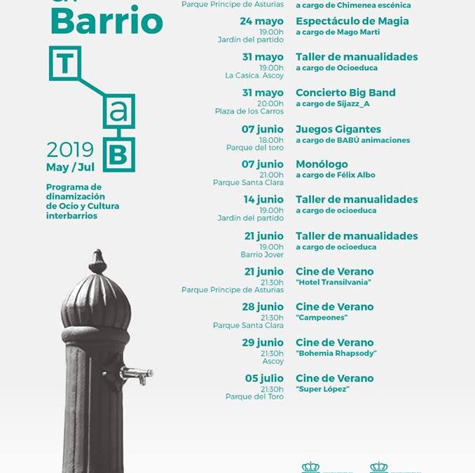 Cine de Verano este viernes ‘Tírate al Barrio’