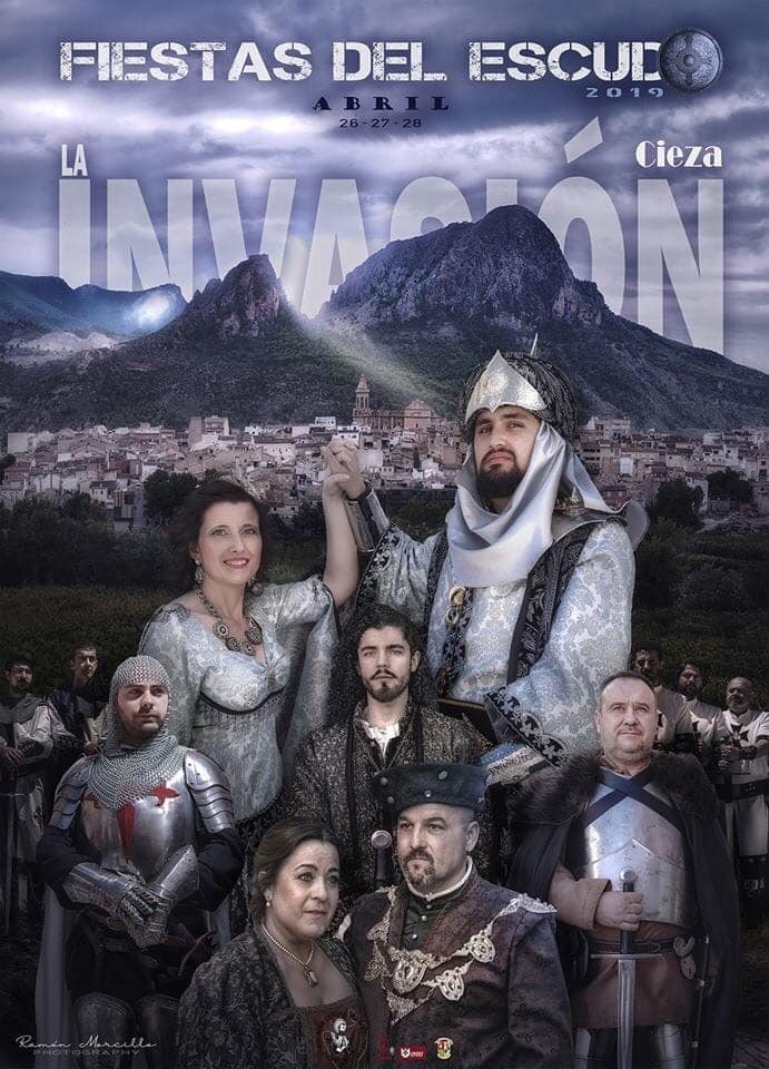 Cartel de las fiestas del Escudo de Cieza.