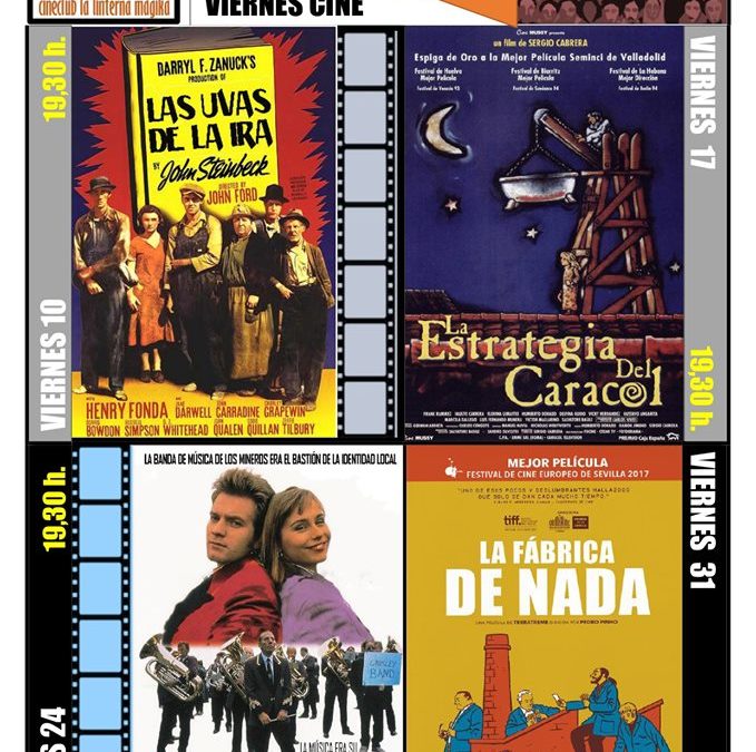 Proyección de la película ‘La estrategia del caracol’ dentro del ciclo ‘Cine y mundo obrero’