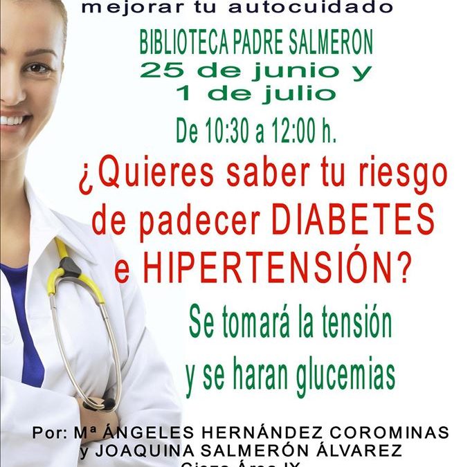 Última charla hasta después del verano de «Encuentros con tu enfermera»