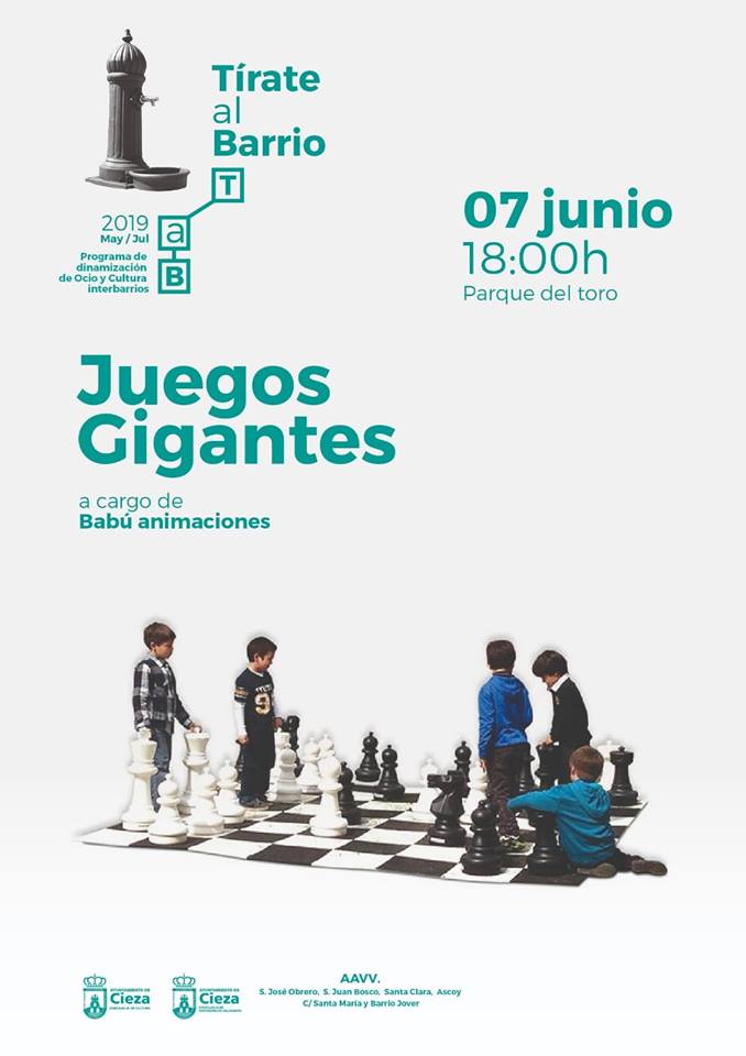 Cartel tirate al barrio en San José Obrero de Cieza