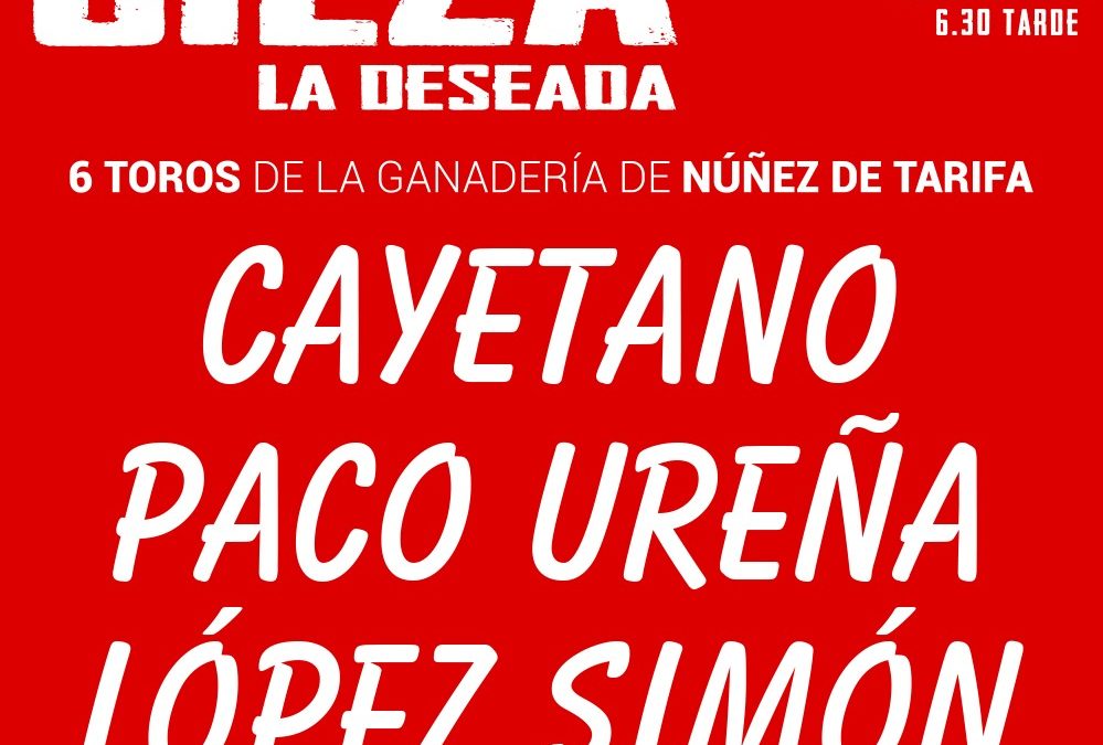 Toros y clase teórica y exhibición de toreo este sábado 24 en ‘La Deseada’