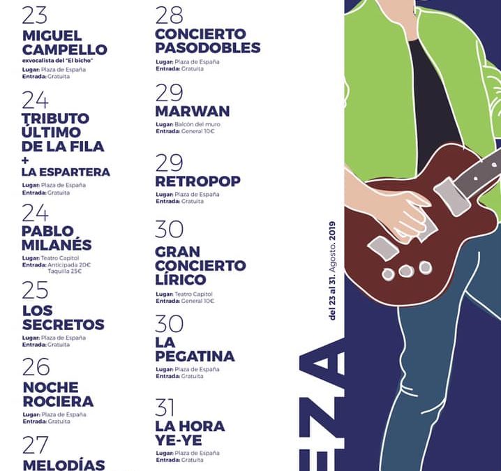 Programa de la Feria y Fiestas 2019 de Cieza, en honor a San Bartolomé