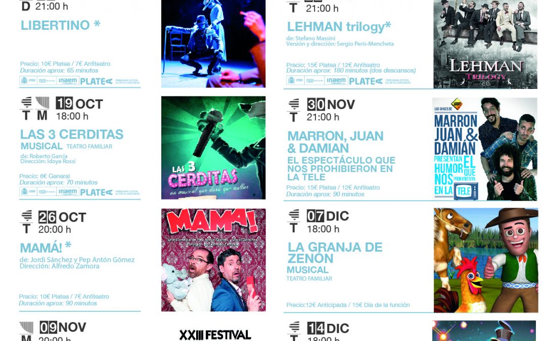Comienza la nueva temporada de invierno del Teatro Capitol de Cieza