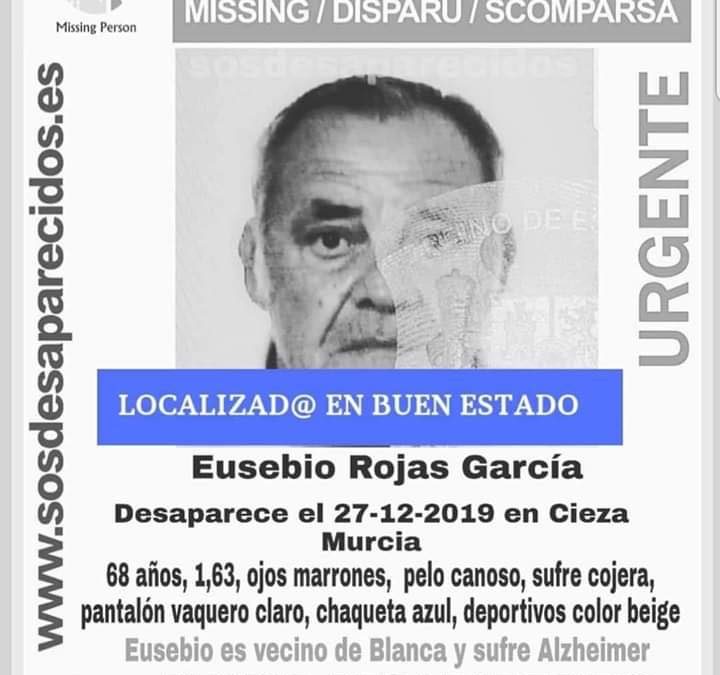 LOCALIZADO en Cieza un vecino de Blanca