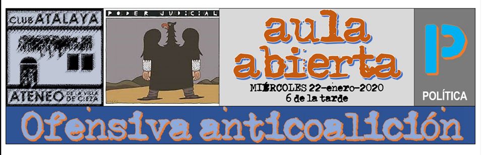 Nueva edición del ciclo Aula Abierta en el Club Atalaya-Ateneo de la Villa de Cieza