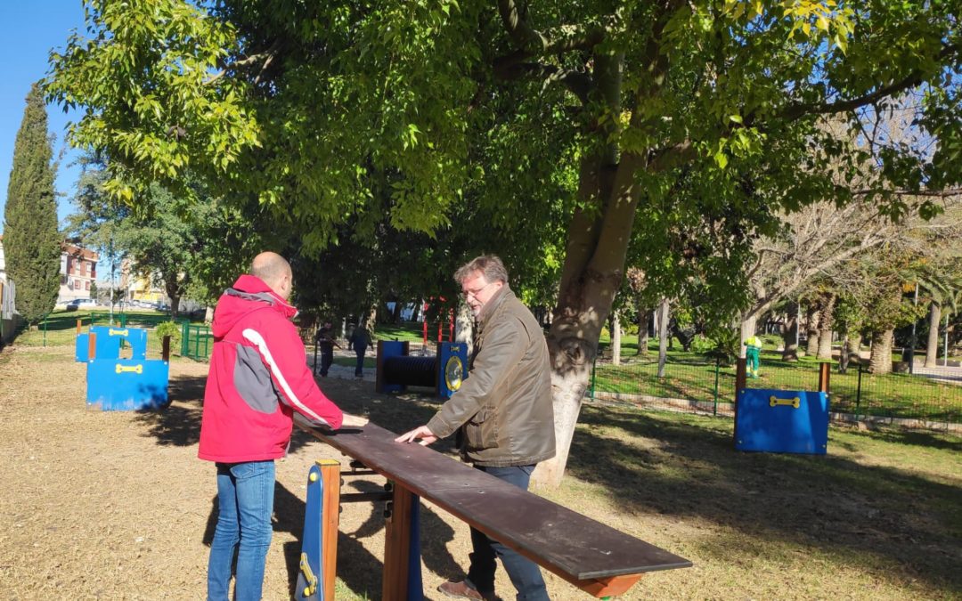 Nueva ampliación del parque canino en el parque Príncipe de Asturias