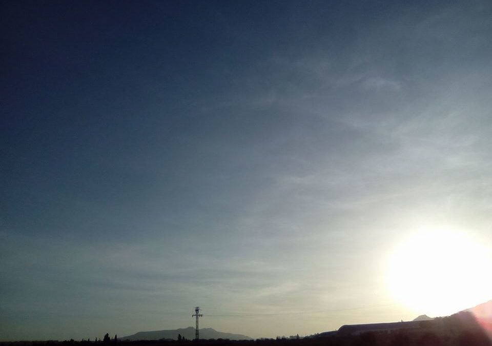 El polvo en suspensión ha sido el protagonista del tiempo hoy en Cieza