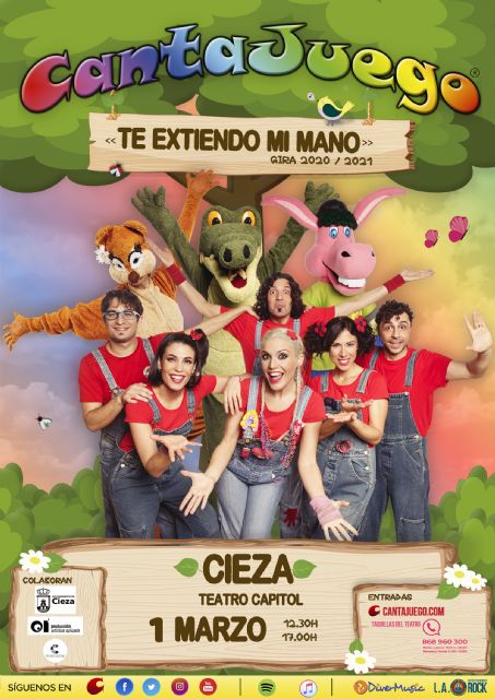 La magia de Cantajuego llega al escenario del Teatro Capitol este domingo