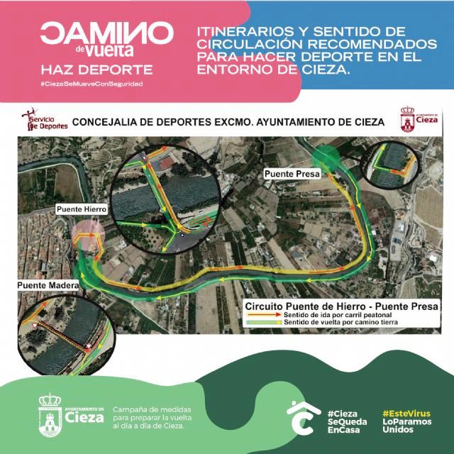 Desde el Ayuntamiento de Cieza nos aclaran las condiciones y horarios para poder salir a partir de este sábado 2 de mayo