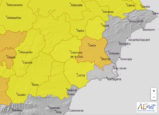 Domingo con nivel naranja de aviso por altas temperaturas