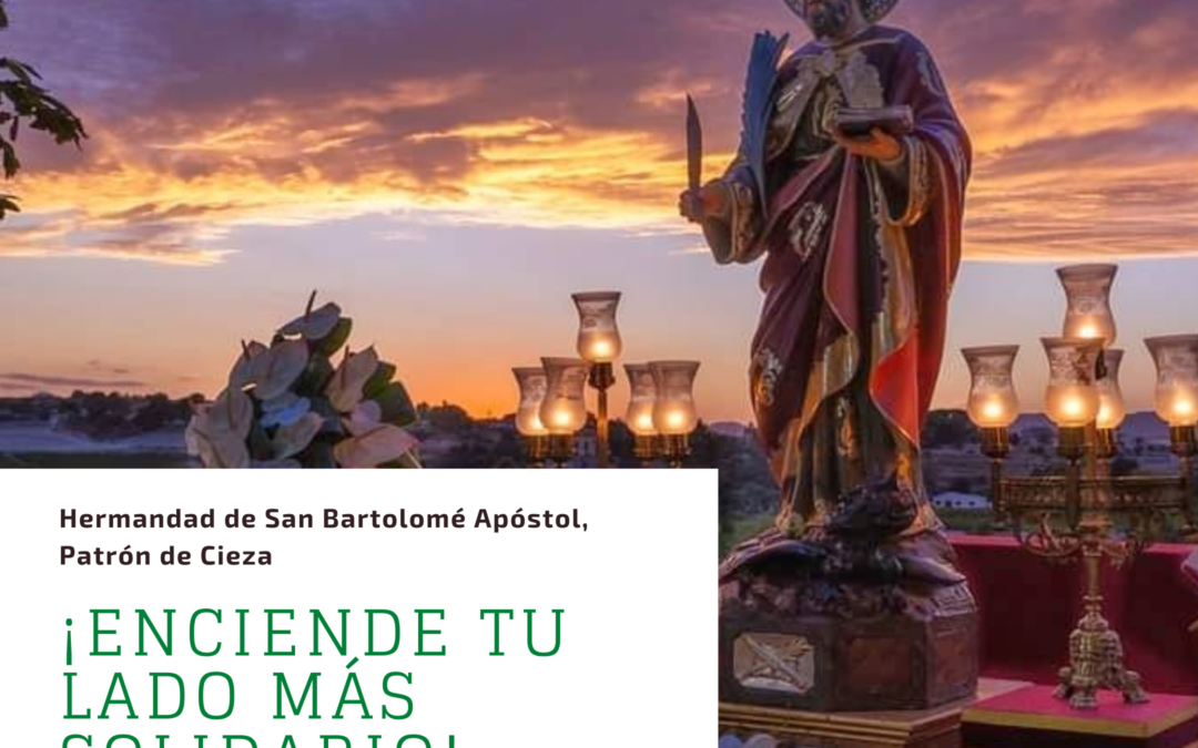 La Hermandad de San Bartolomé inicia una campaña Solidaria, donde todo lo recaudado irá destinado a Cáritas Cieza
