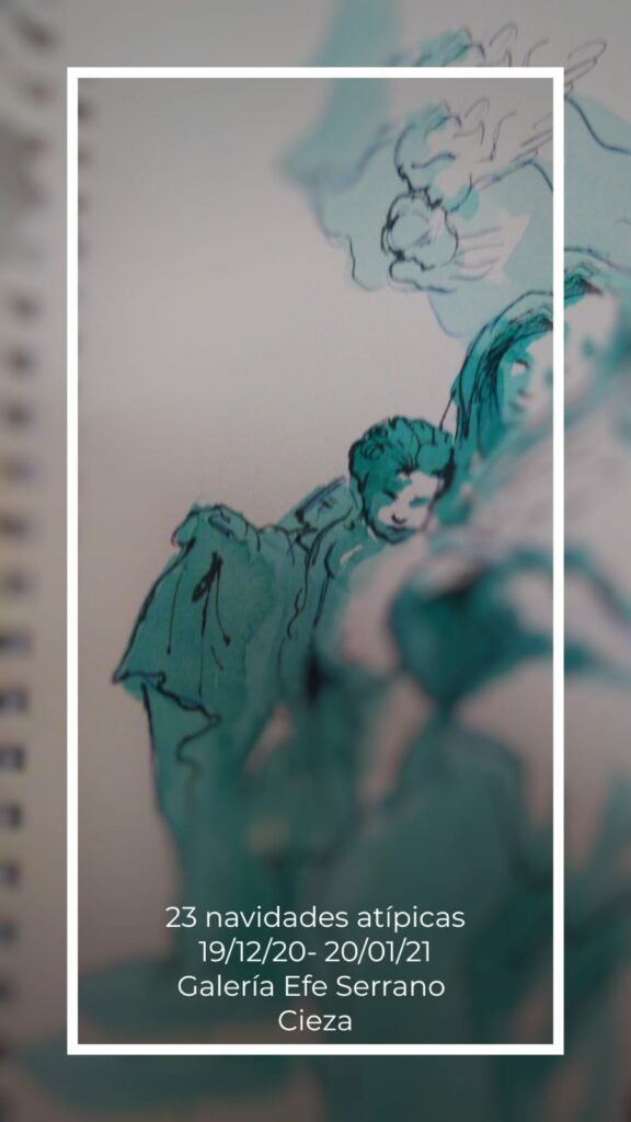 Cartel exposición Galería eFe Serrano.
