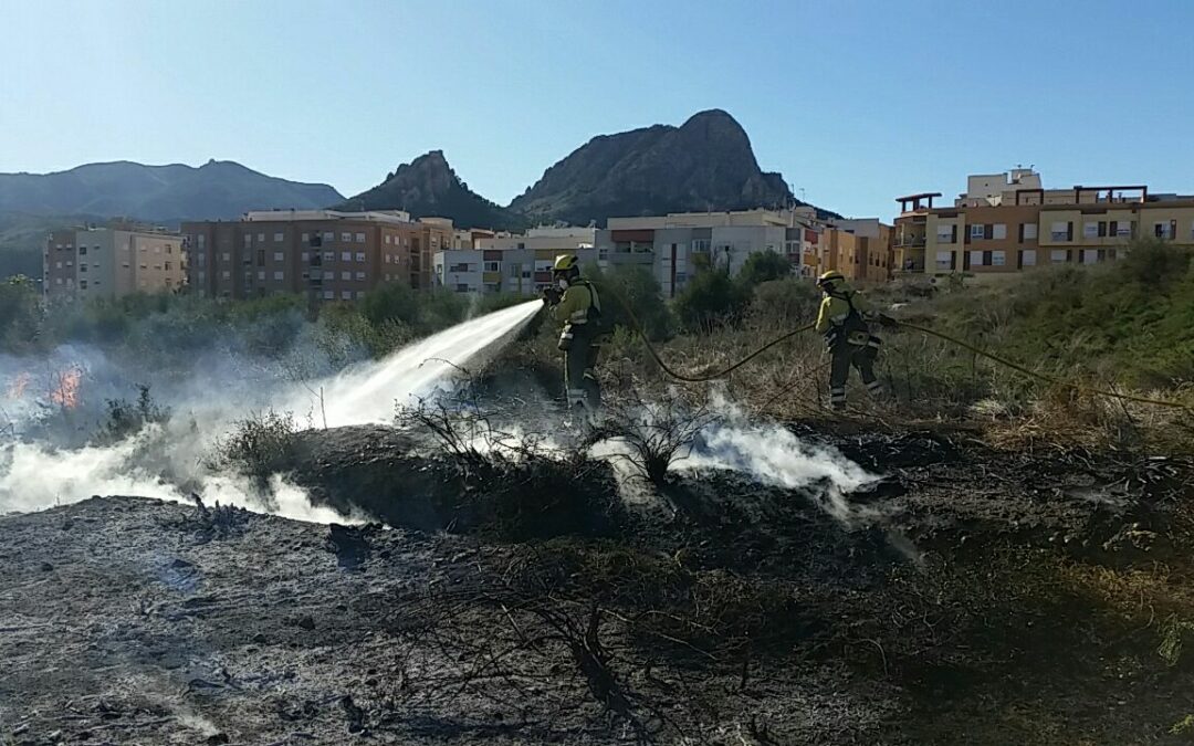 Nuevo incendio en las inmediaciones del colegio Jaime Balmes
