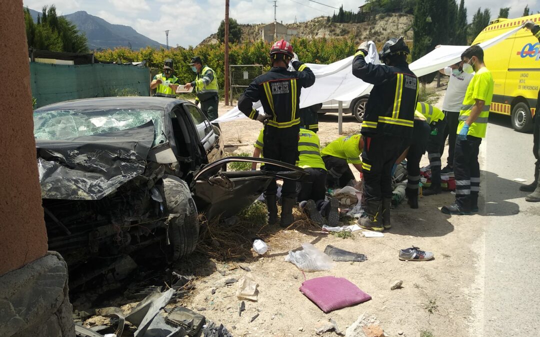 Un fallecido en accidente de tráfico en Cieza