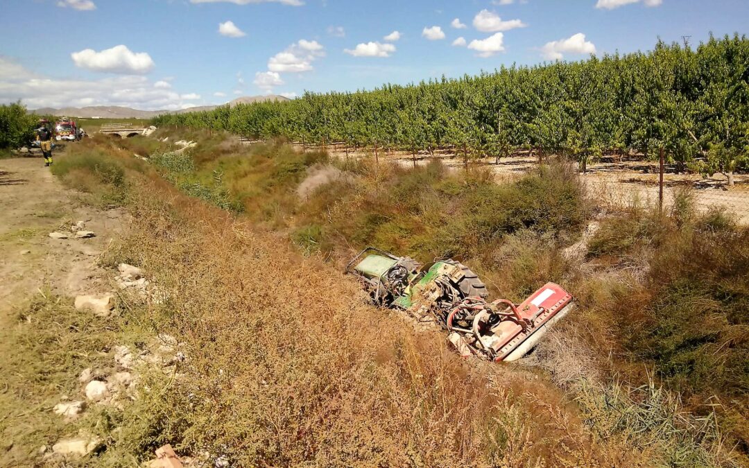 Un accidente deja un herido grave en Cieza