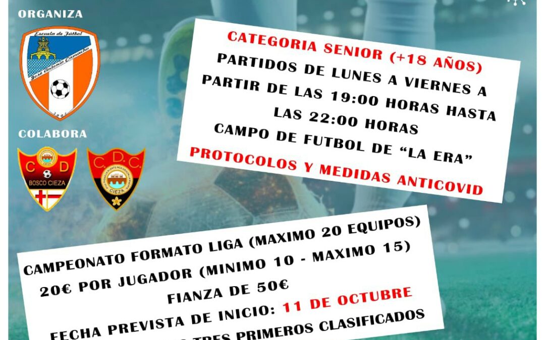 Arranca una nueva Liga Local de Fútbol 7, inscripciones ya abiertas