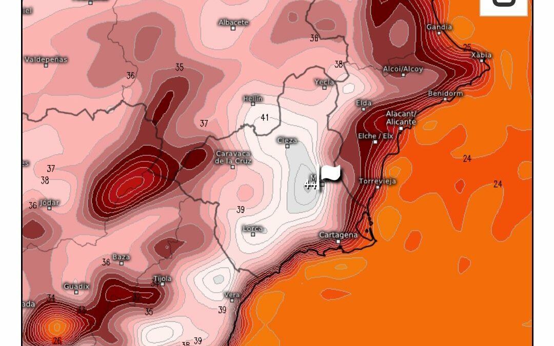 Una de calor, nos afectará a partir del lunes día 13