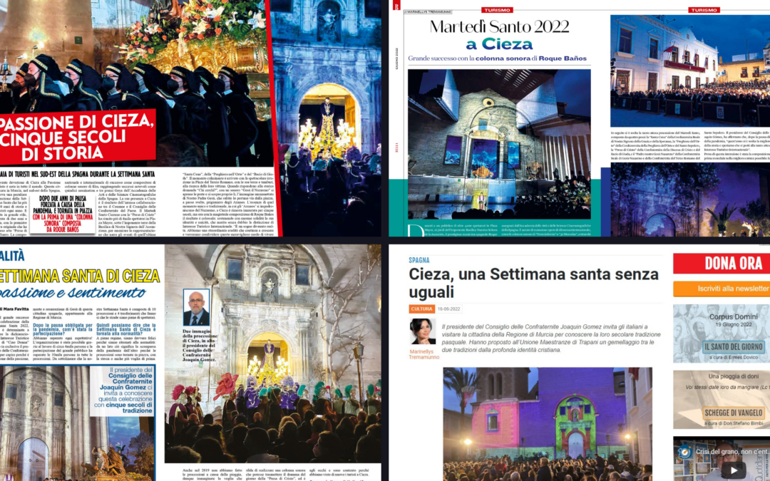 La Semana Santa de Cieza despierta interés en medios internacionales