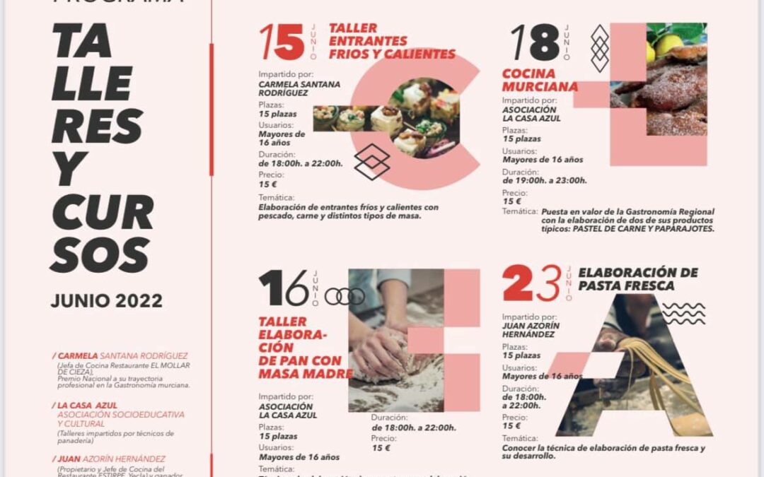 Talleres y cursos en la primera programación del CICOLA