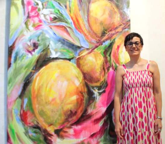 Encuentro con la artista Ángeles Sáez Sánchez en el Museo de Siyâsa