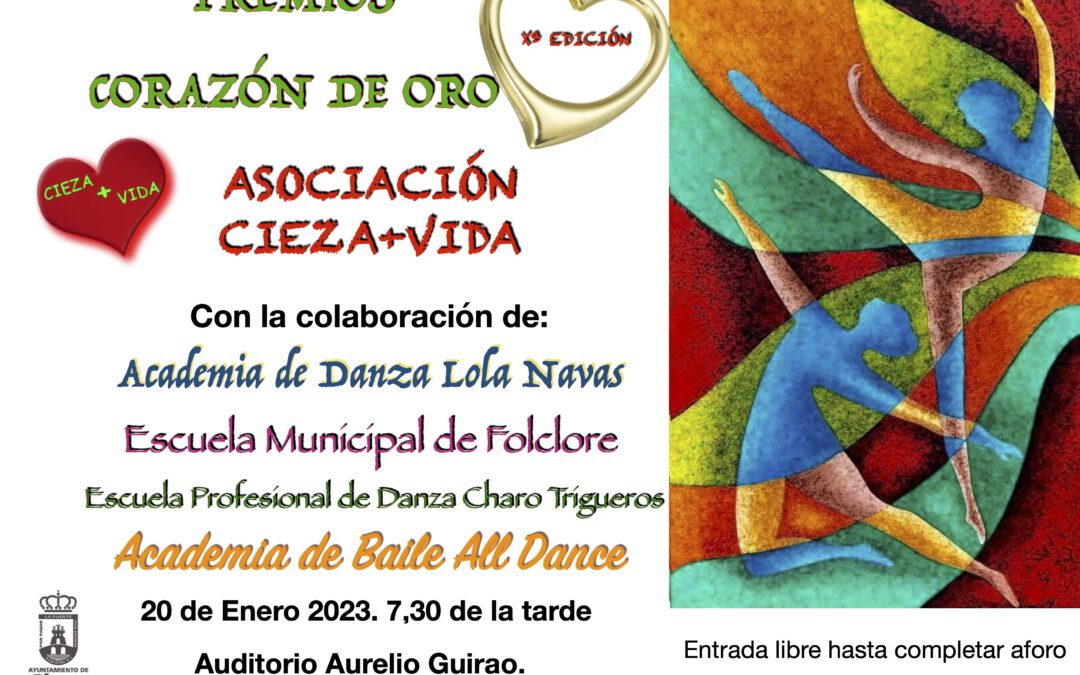 Gala ‘Premios Corazón de Oro’ de la Asociación Cieza + Vida
