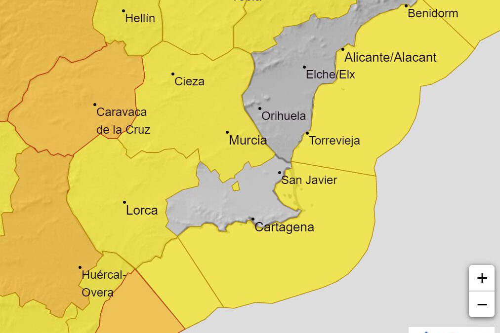 Aviso amarillo por viento este martes en la Vega del Segura