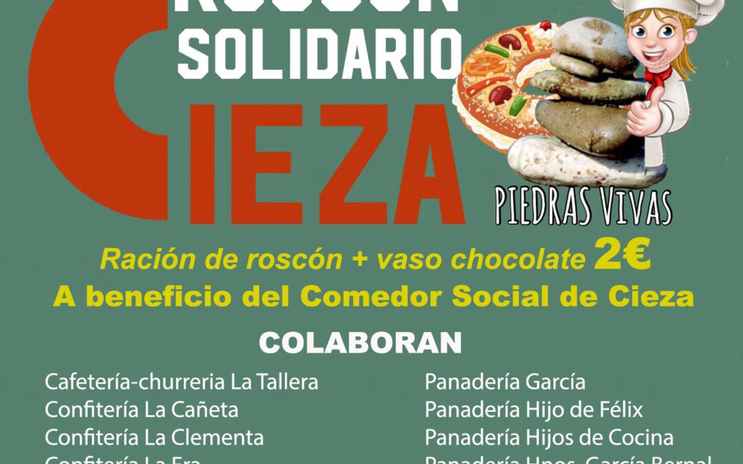 Gran Roscón Benéfico a favor del Comedor Social Piedras Vivas