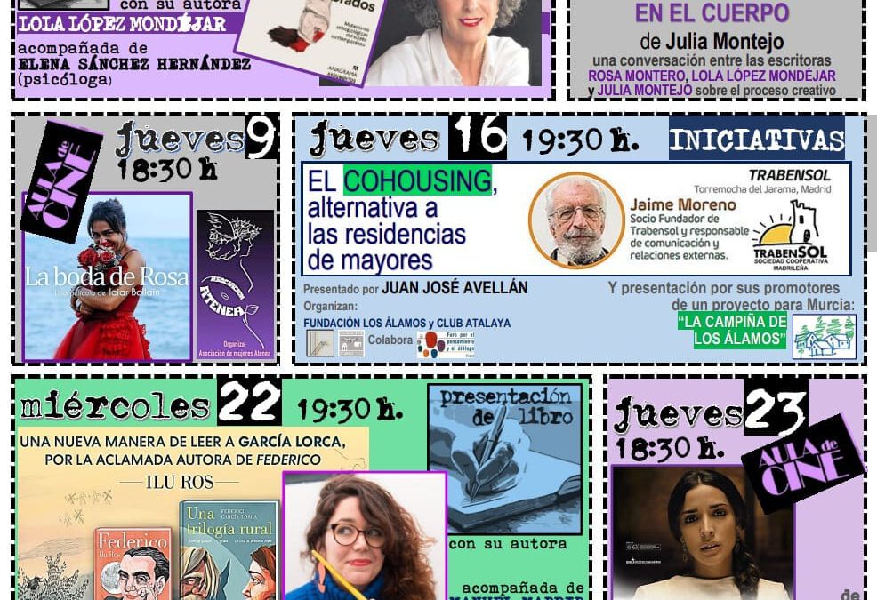 Nueva programación cultural del Club Atalaya durante marzo