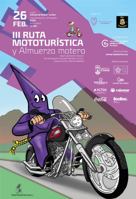 La ruta motera Floración 2023 de Los Dormis