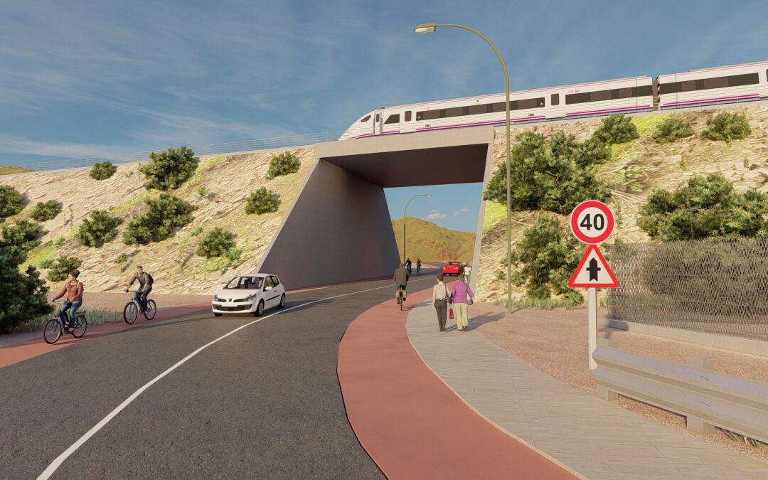 Adif ampliará el paso inferior de la Cañada de la Horta