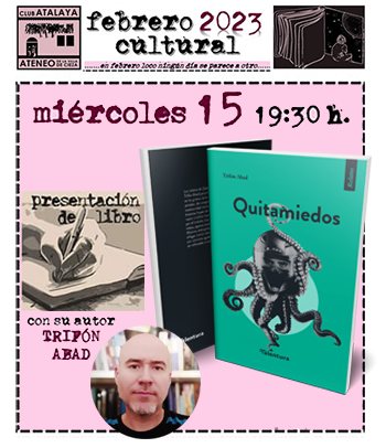 Presentación del libro ‘Quitamiedos’ de Trifón Abad en Cieza