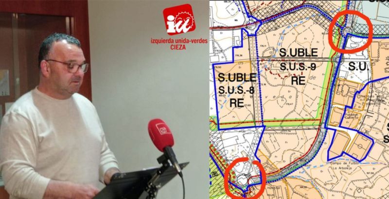 IU-Verdes propone la construcción de dos rotondas en Cieza