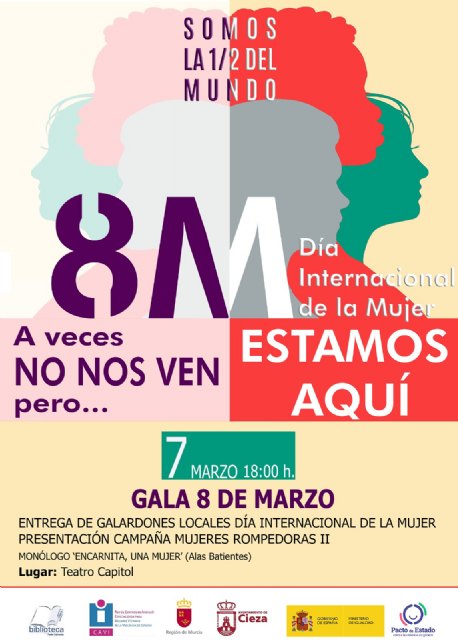 Gala del 8 de Marzo en Cieza por el Día de la Mujer