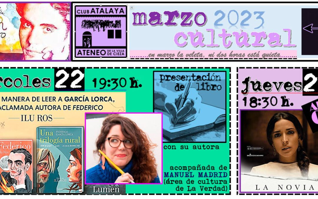 Ilu Ros presenta su novela gráfica “Una trilogía rural” en Cieza