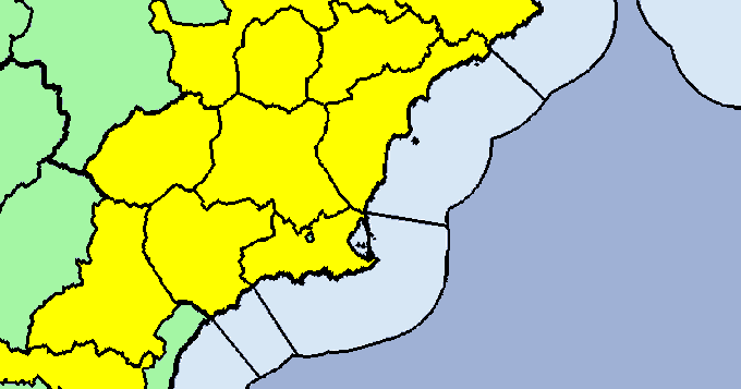 AEMET avisa de nuevas precipitciones y tormentas fuertes en la tarde de este lunes