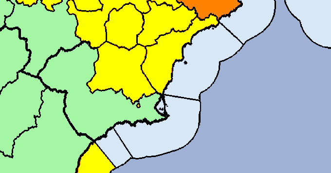 Aviso de AEMET ante posibles precipitaciones y tormentas fuertes