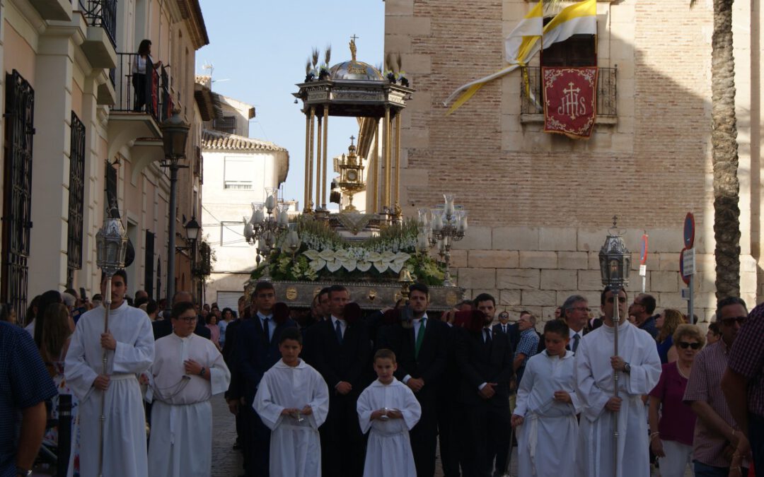 Este domingo se celebra la misa y procesión del Corpus en Cieza