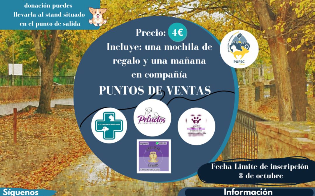 II Caminata Canina por el Paseo Ribereño de PUPEC Cieza