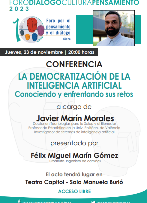 Conferencia: ‘La democratización de la inteligencia artificial’